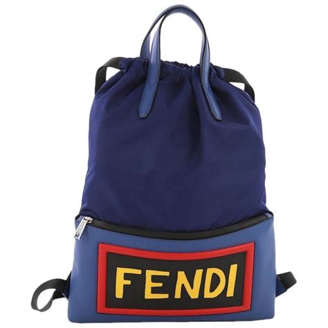 replica fendi monster backpack|fendi drawstring backpack.